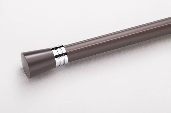 Dobra cena. aluminum material extra thick strong bearing curtain rod for heavy curtains with aluminum finals w Internecie