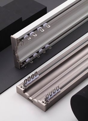 Dobra cena. Hotel Metal Stainless Steel Shower Curtain Ring double curtain rod bracket w Internecie